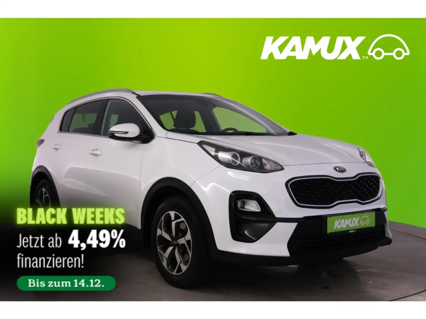 Kia Sportage 1.6CRDI Aut.+LED+NAVI+KAMERA+TEMPO+PDC Wit - 1