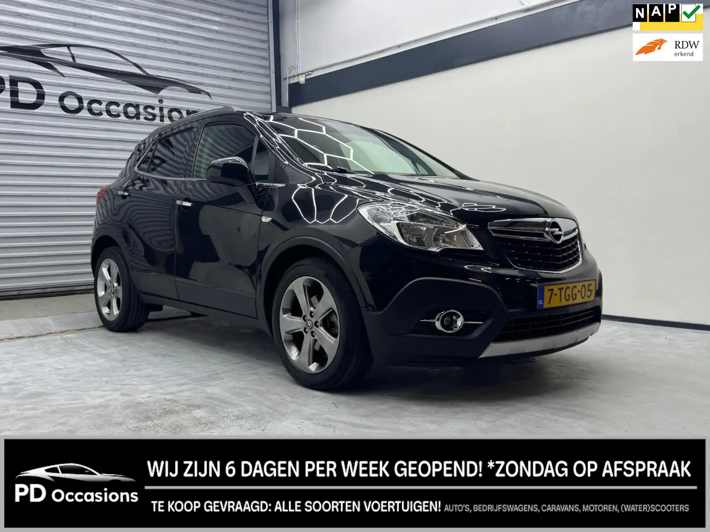 Opel Mokka 1.4 T Cosmo LPG G-3 - 1e Eig. - Airco - Trekhaak - Zwart - 1