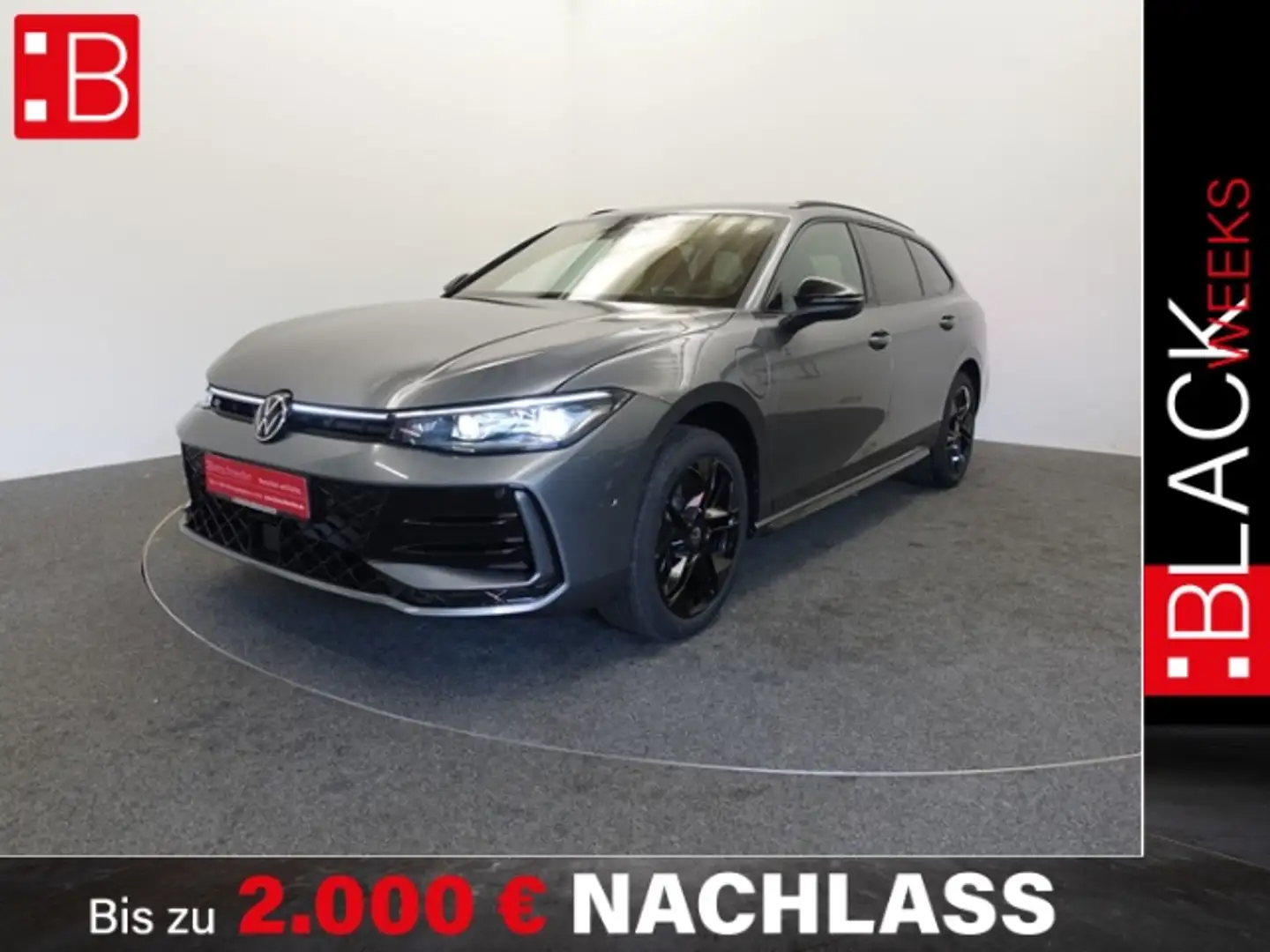 Volkswagen Passat 1.5 TSI DSG eHybrid R-Line Black Style 18 AHK ACC Grau - 1