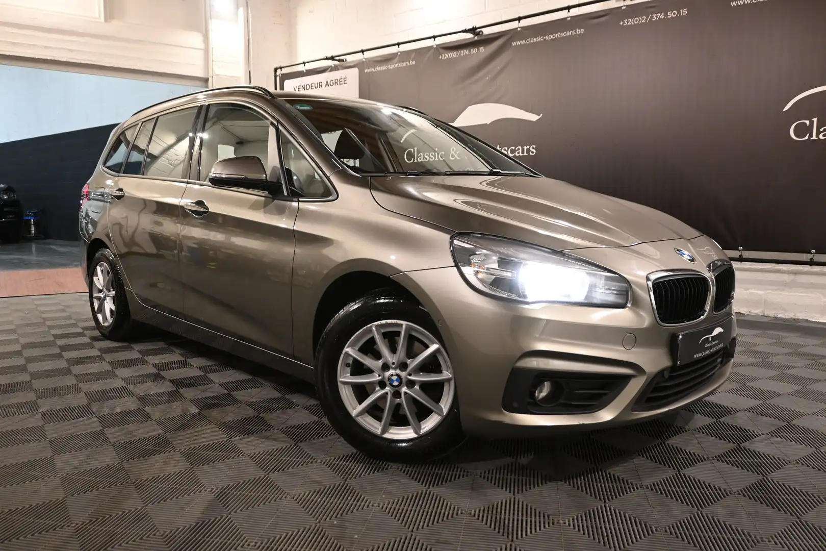 BMW 216 d GRAN Tourer / GPS NAVI / BLUETOOTH / PDC !! Gris - 2