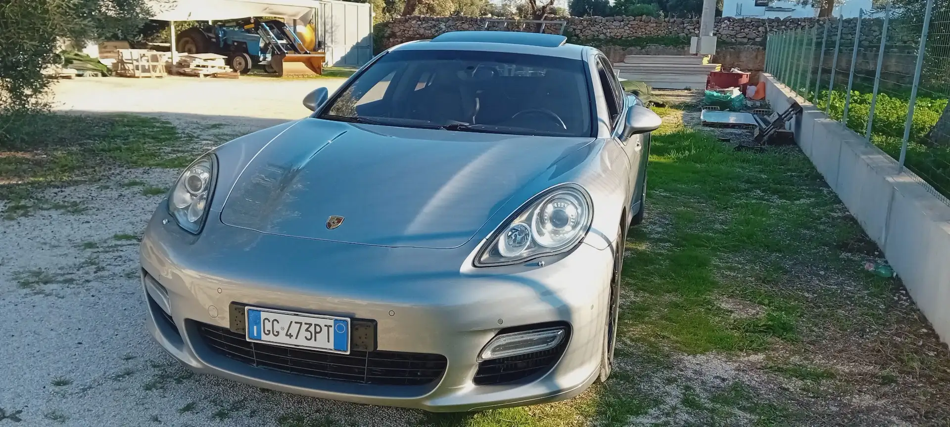 Porsche Panamera 4.8 Turbo Argento - 1