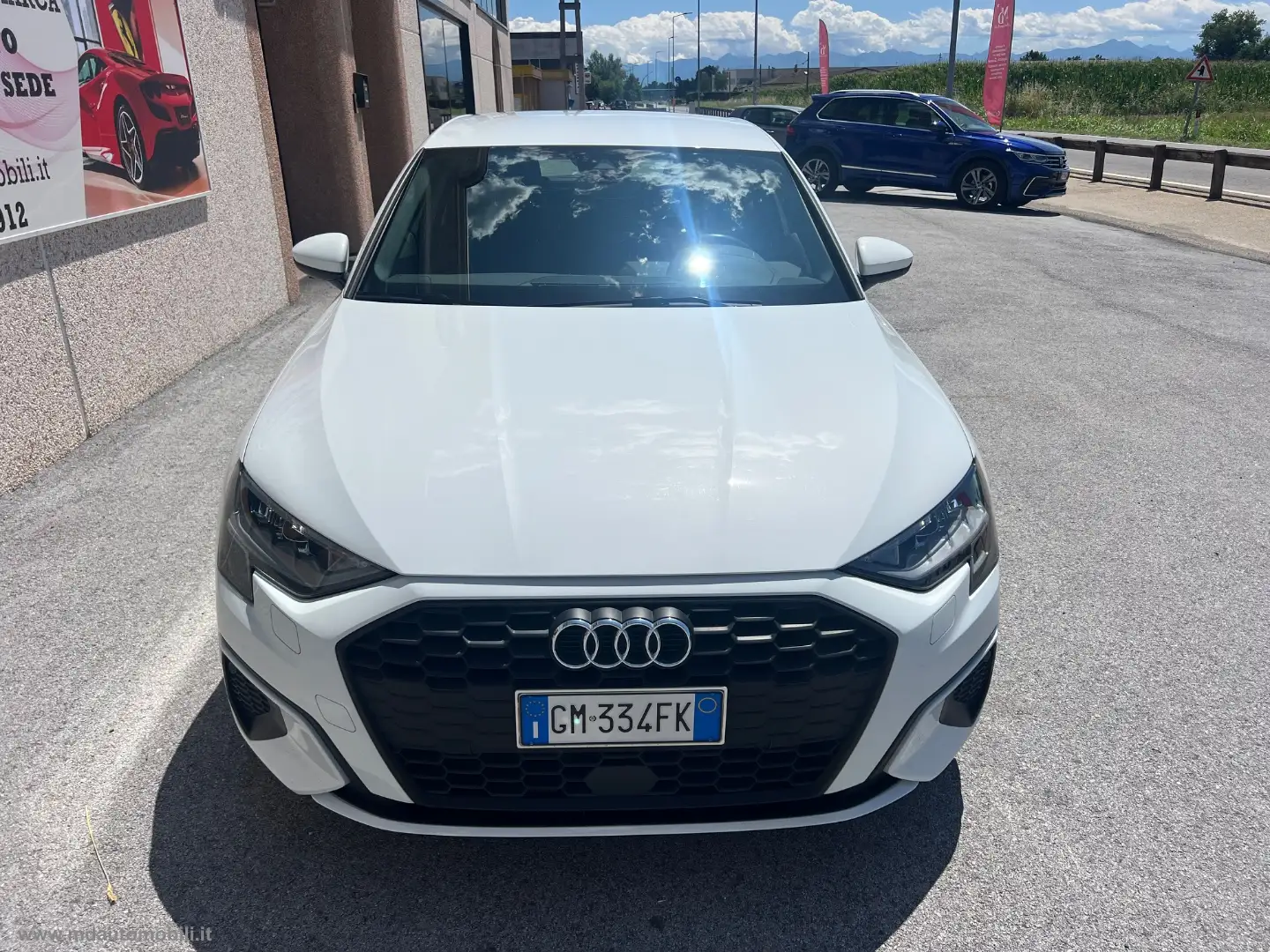 Audi A3 SPB 30 TDI Business SOLO KM.39000 RETROCAMERA Bianco - 2