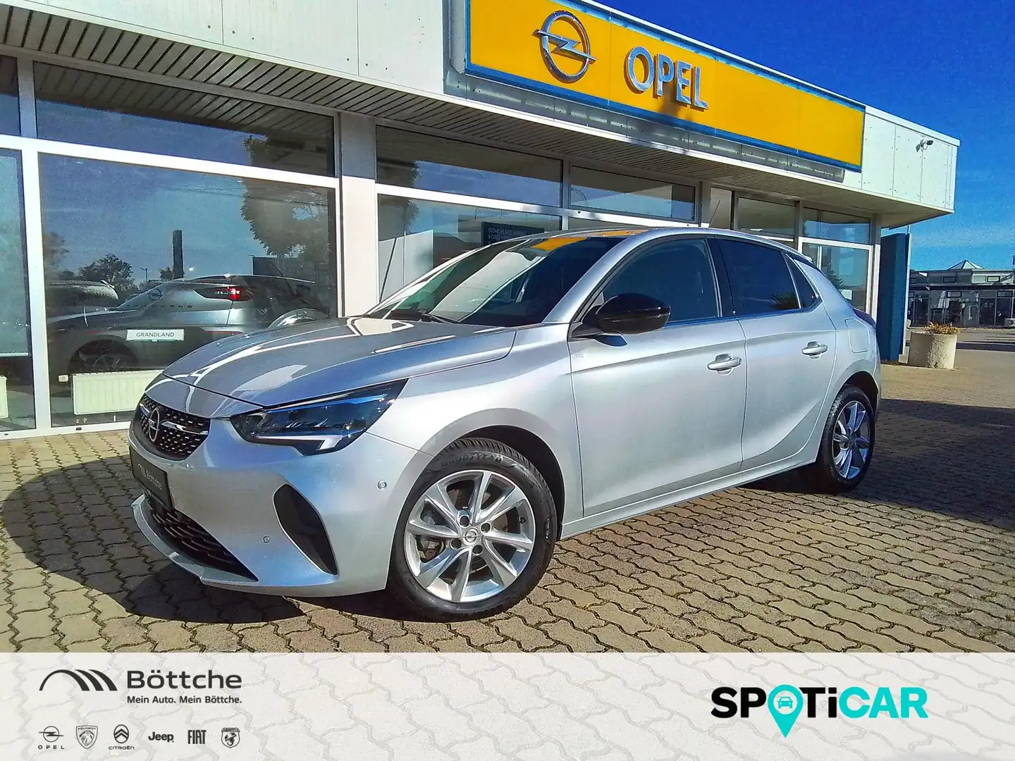 Opel Corsa 5trg 1.2 Elegance Allw/LED/Navi/Shz/180°Kamera/Kli Silber - 1