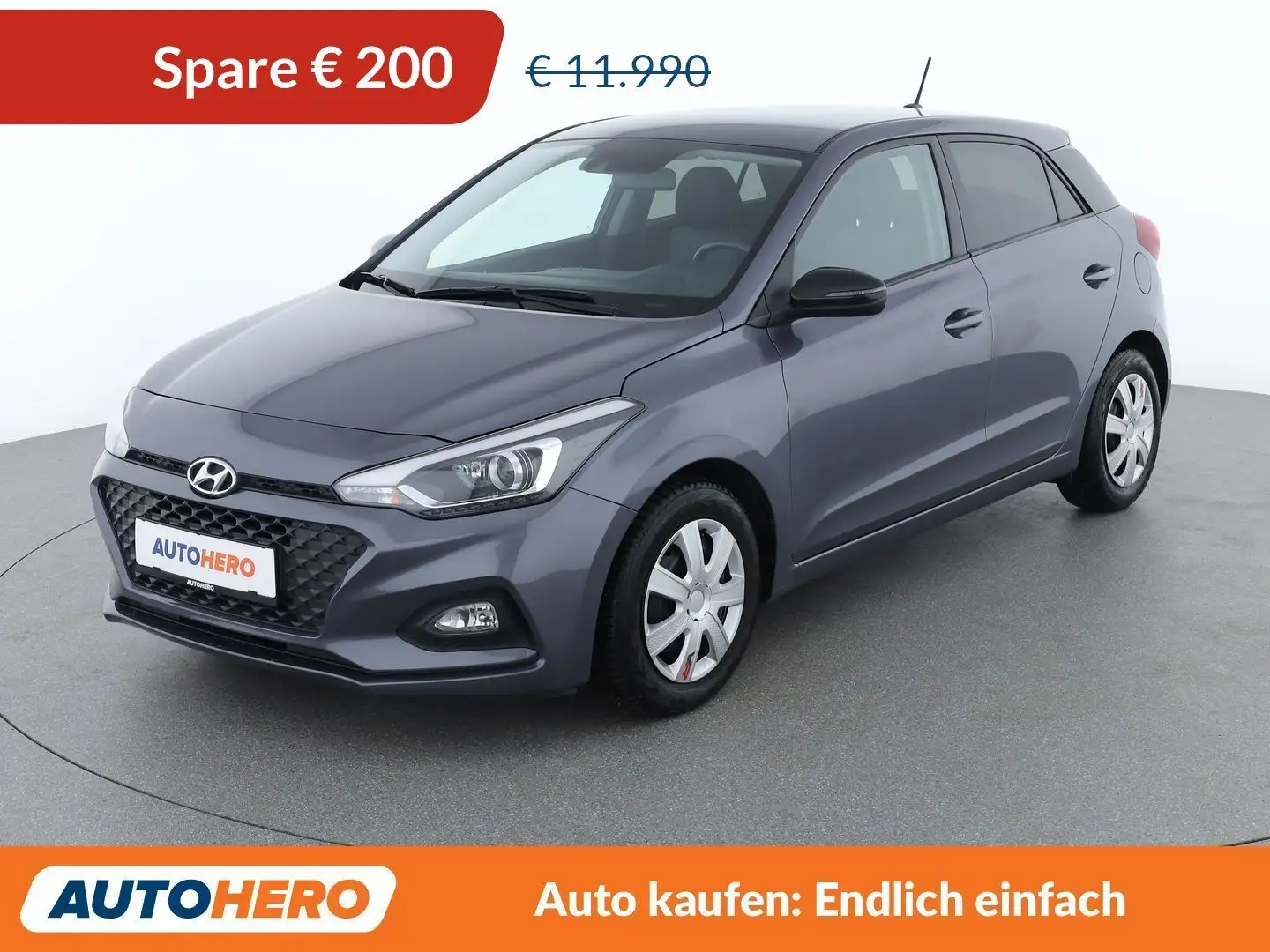 Hyundai i20 1.2 LEVEL 3 Plus Gris - 1