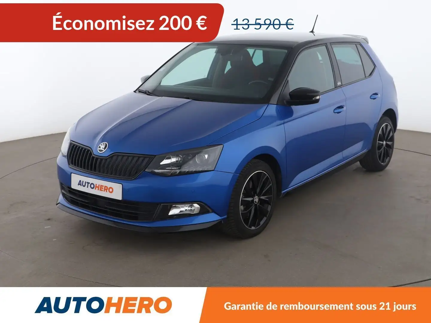Skoda Fabia 1.2 TSI Green Tec Monte Carlo DSG7 Bleu - 1