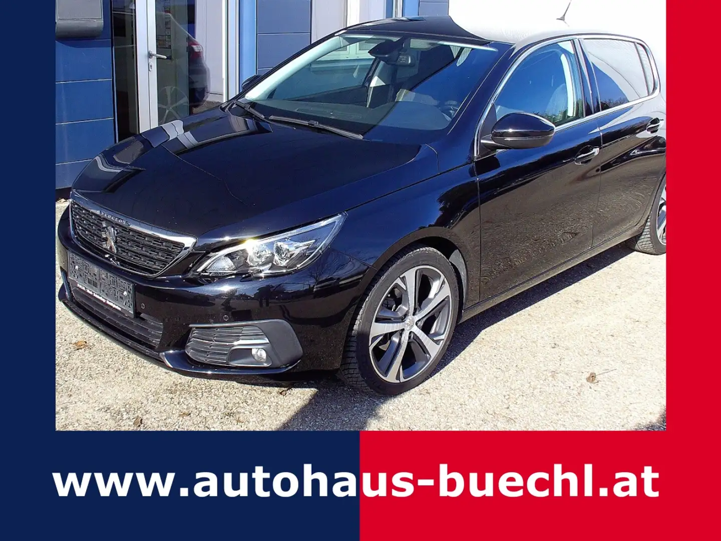 Peugeot 308 1,5 BlueHDI 130 Allure S&S EAT8 Aut. Schwarz - 1