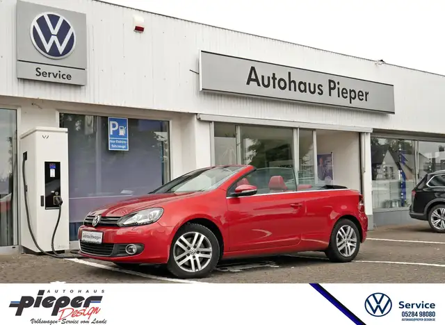 Volkswagen Golf Cabriolet VI Exclusive 2.0 TDI DSG Einzelstück Xenon Lede...