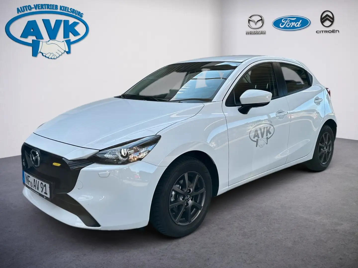Mazda 2 Lim. Center-Line Klima, Sitzhzng, Parksensor Weiß - 2