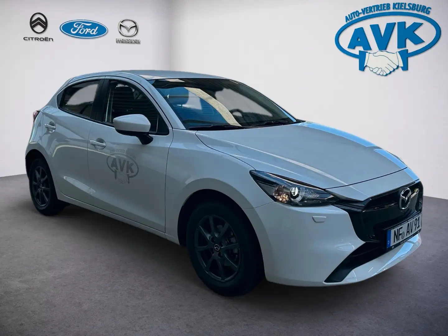 Mazda 2 Lim. Center-Line Klima, Sitzhzng, Parksensor Weiß - 1
