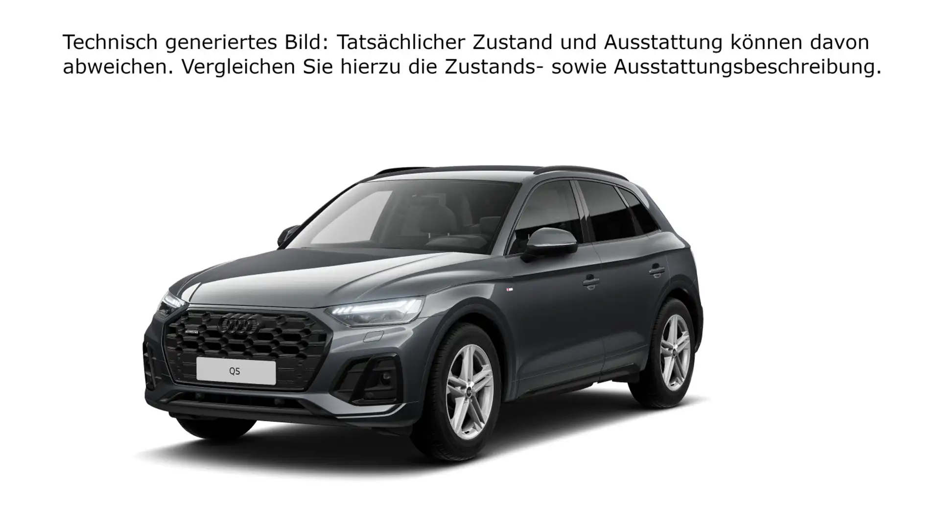 Audi Q5 40 TDI quattro S-tronic S-Line AHK Matrix Vir Grau - 2