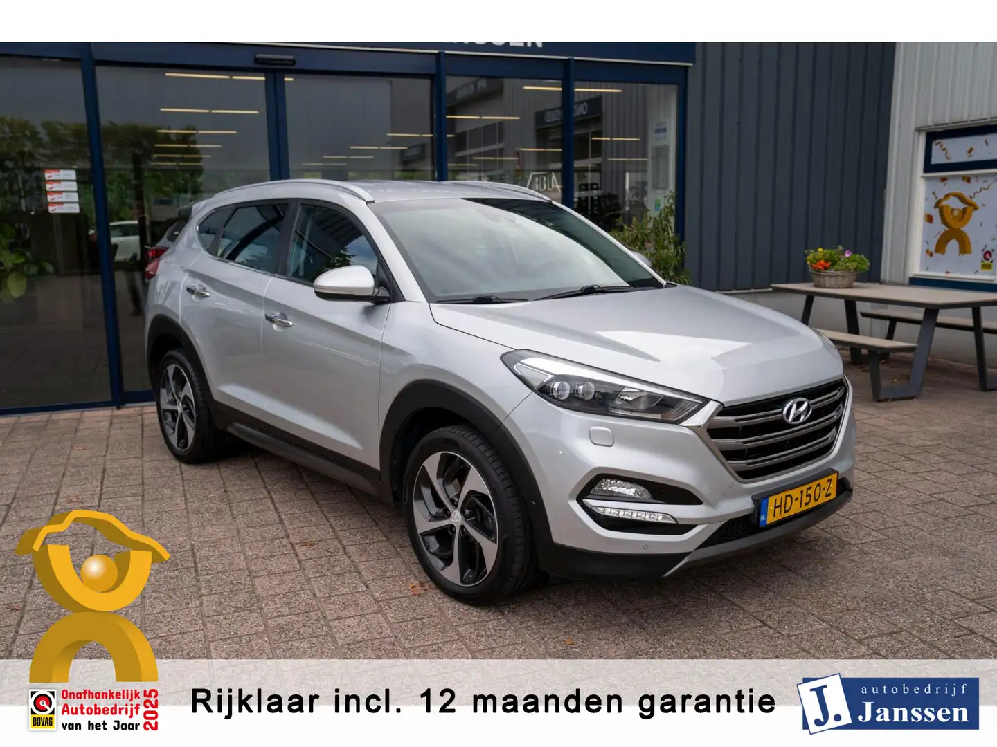 Hyundai TUCSON 1.6 T-GDi Premium 4WD|Prijs rijklaar incl 12 mnd g Grijs - 1