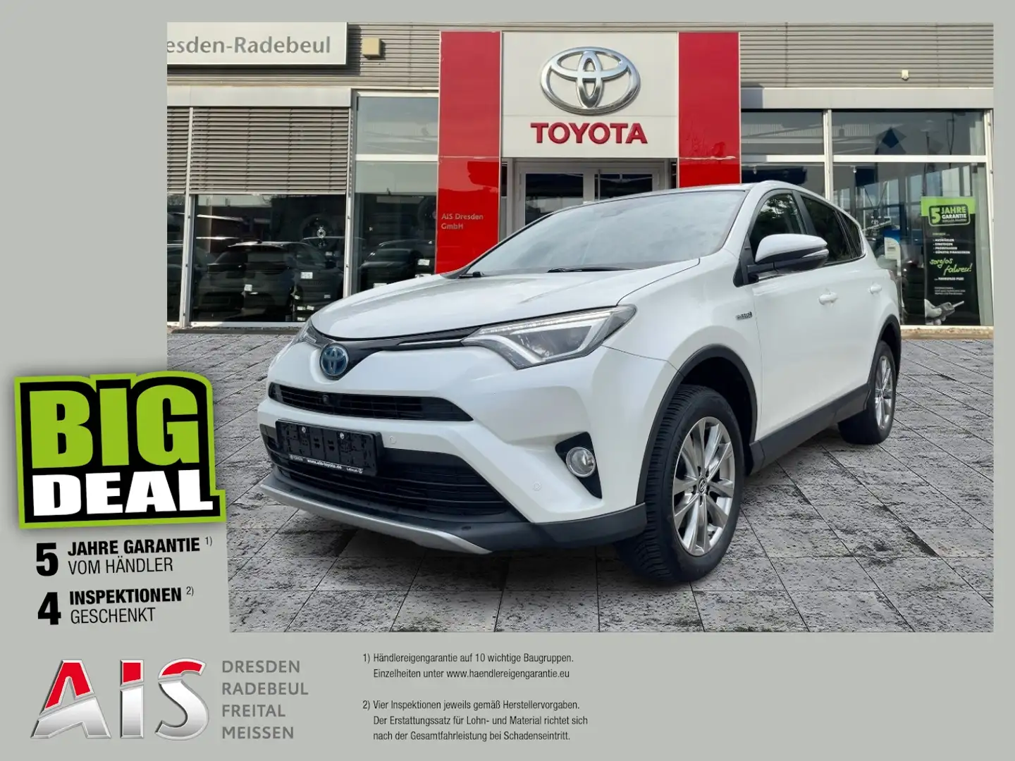 Toyota RAV 4 RAV4 2.5 Hybrid Executive AHK*Navi*360KAM*DAB*SHZ Белый - 1