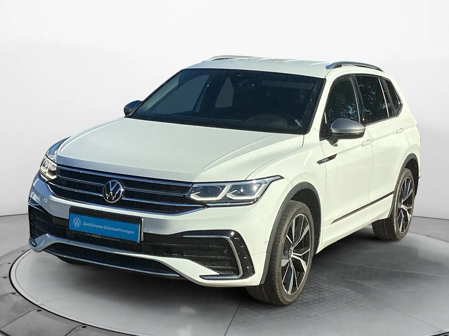 Volkswagen Tiguan Allspace 2.0TDI R-Line DSG 4M Navi LED AH Weiß - 2