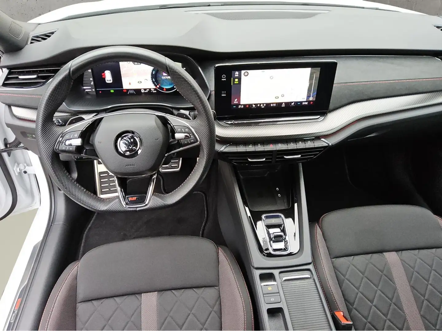 Skoda Octavia Combi+RS+DSG+AHK+Navi+LED Blanc - 2