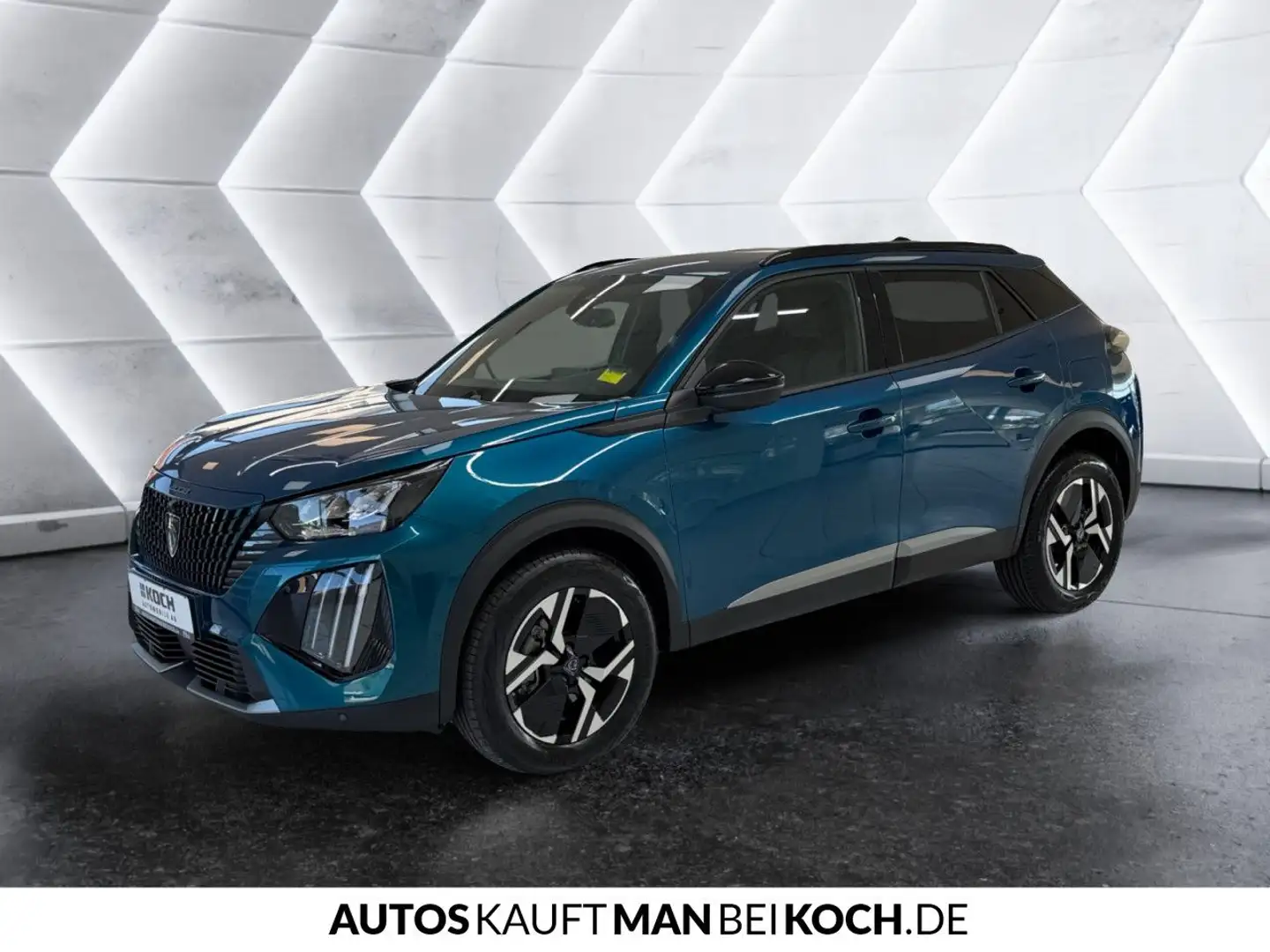 Peugeot 2008 1.2 Hybrid 145 e-DSC Allure LED ACC SHZ 360° Blau - 2