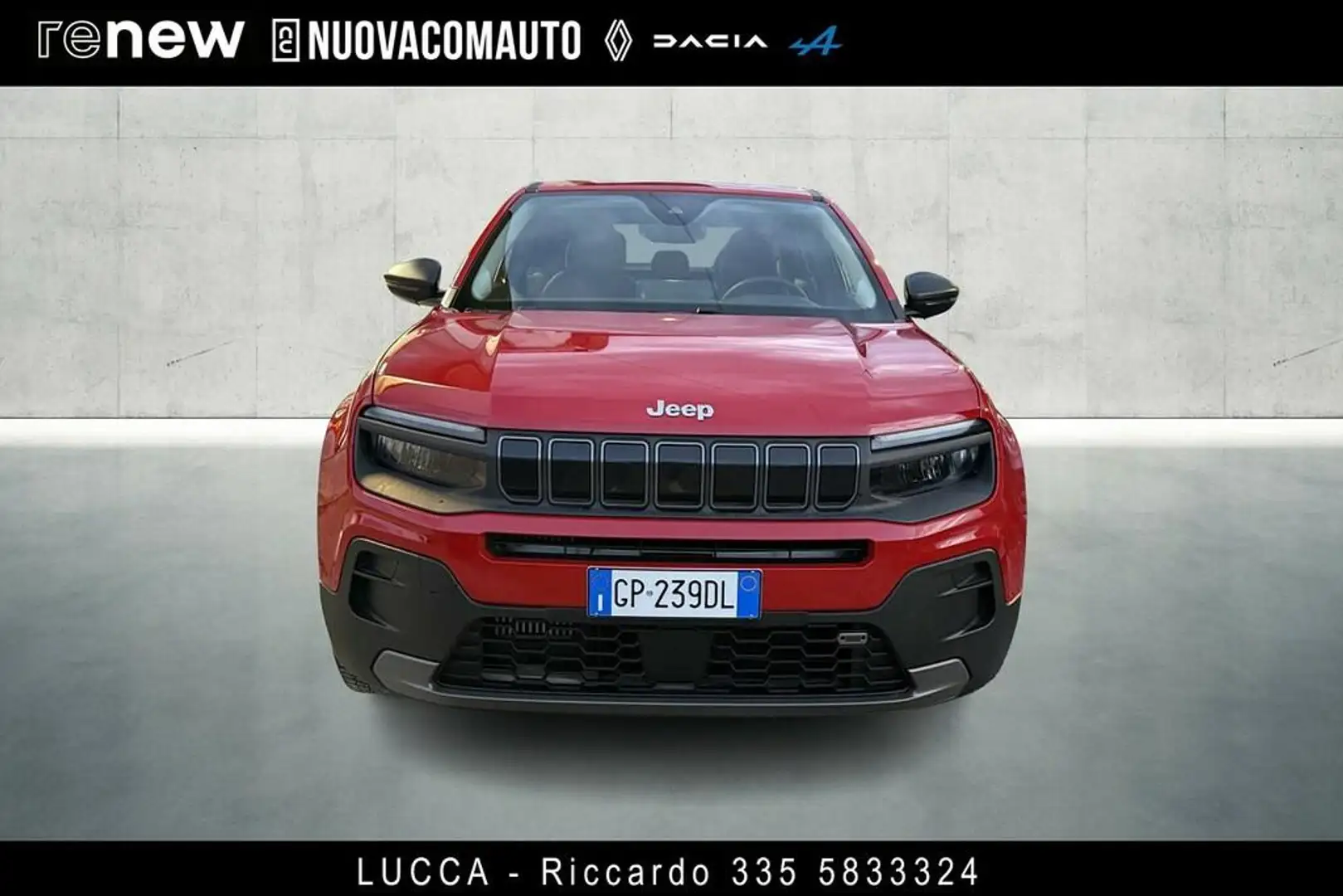 Jeep Avenger 1.2 turbo Longitude fwd 100cv Rosso - 2