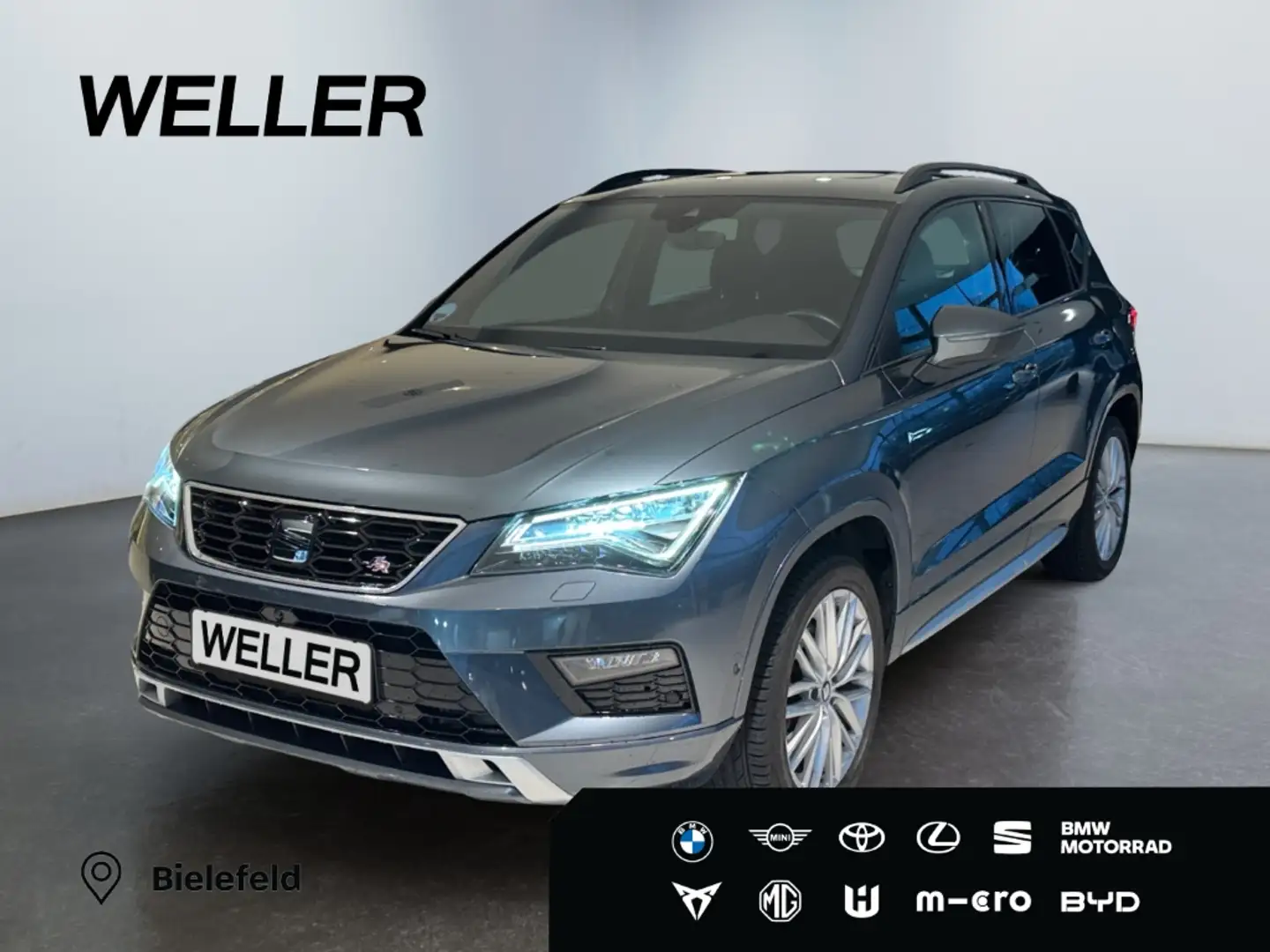 SEAT Ateca 2.0 TSI 4Dr DSG FR *Pano*AHK*Beats*el Heck* Grau - 1