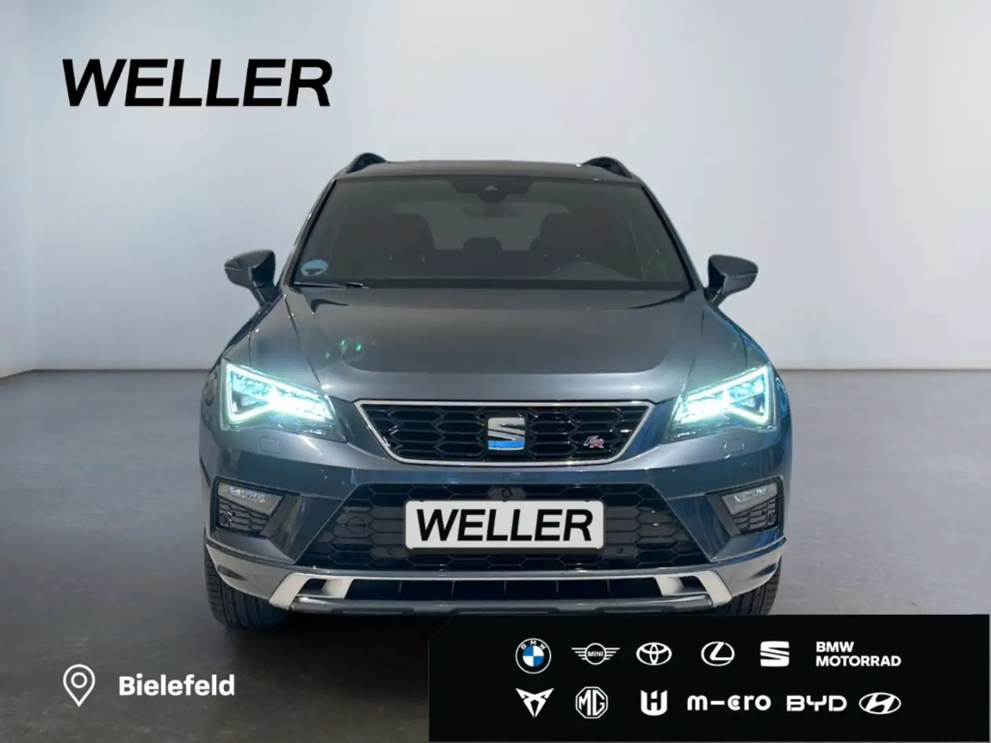 SEAT Ateca 2.0 TSI 4Dr DSG FR *Pano*AHK*Beats*el Heck* Grau - 2