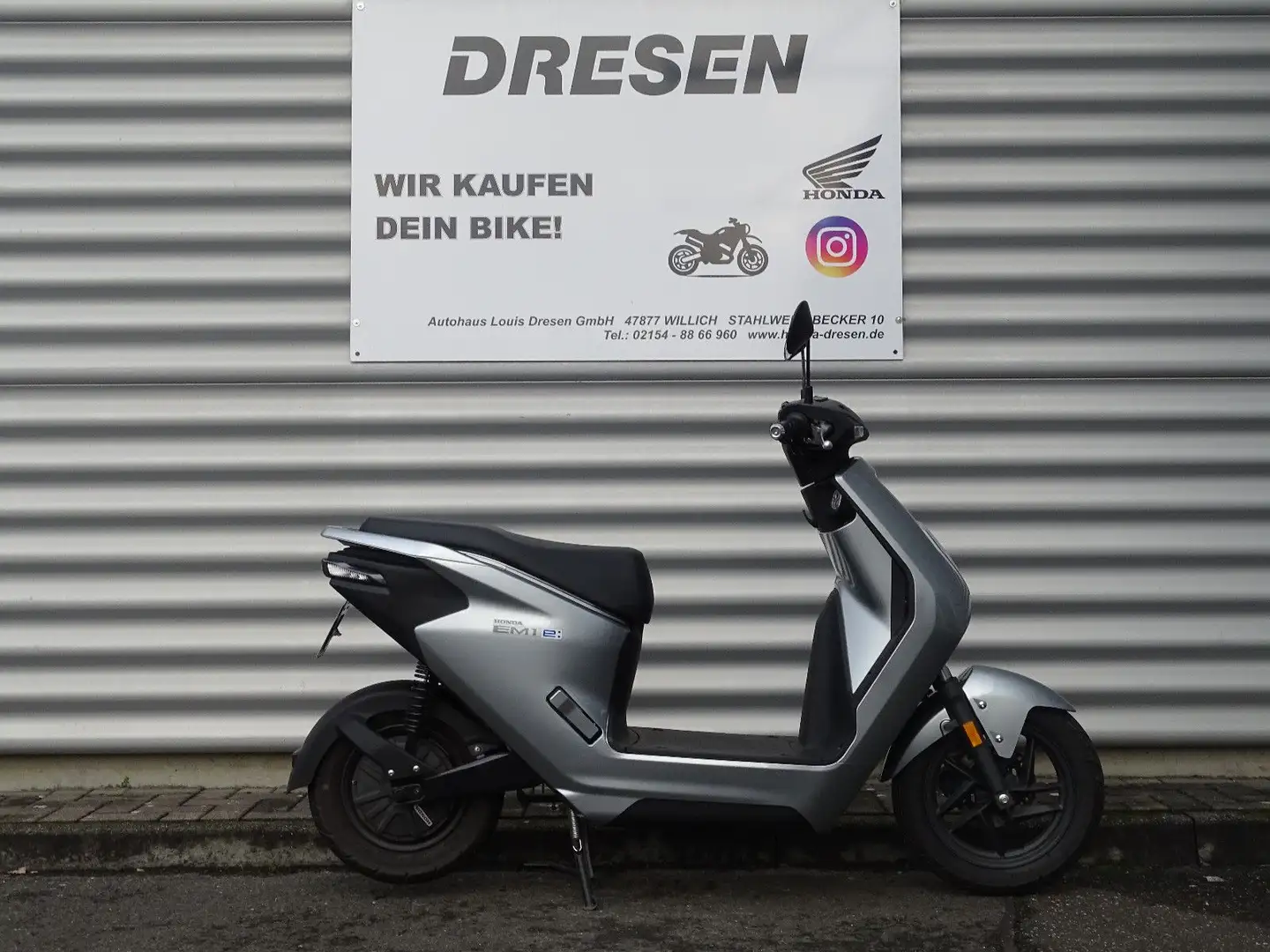 Honda EM1 e Elektro * Roller * Argento - 1