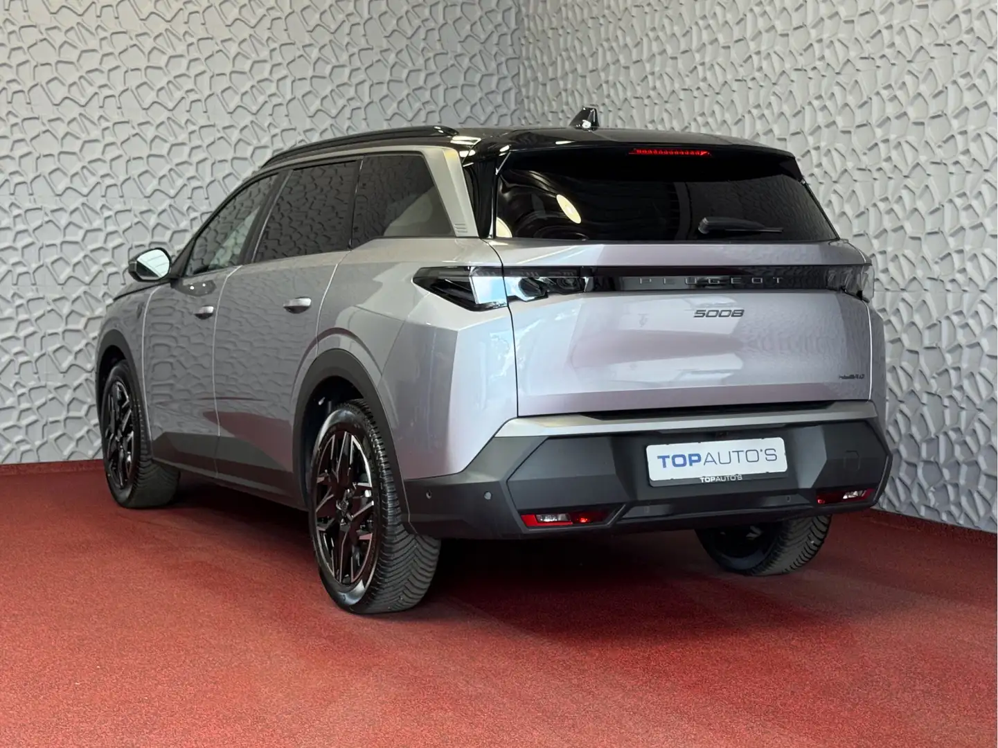 Peugeot 5008 1.2 HYBRID 145 GT GLAZENDAK 7PERS STOEL/STUUR VERW Grijs - 2