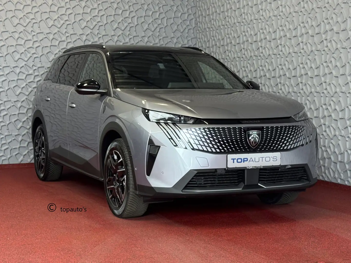 Peugeot 5008 1.2 HYBRID 145 GT GLAZENDAK 7PERS STOEL/STUUR VERW Grijs - 1