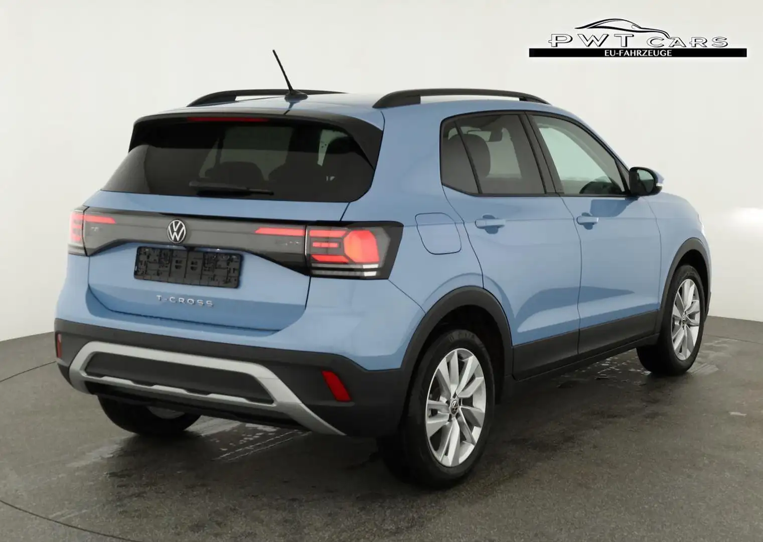Volkswagen T-Cross 1.0 TSI 85 kW Life DSG Life, AHK, IQ.Light, Kam... Blau - 2