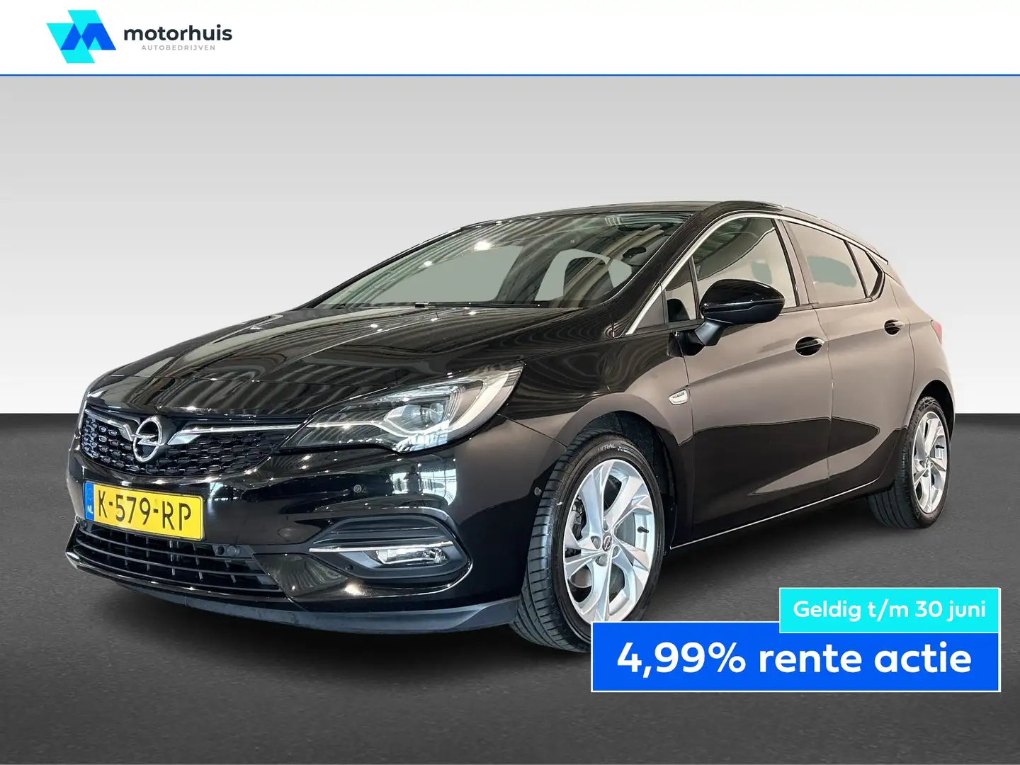 Opel Astra 1.2 Turbo 110pk Start/Stop Business Elegance Schwarz - 1