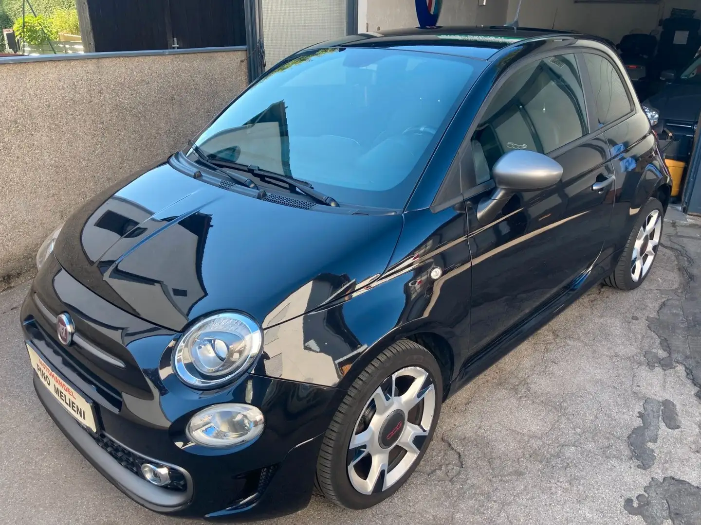 Fiat 500 S Zwart - 1