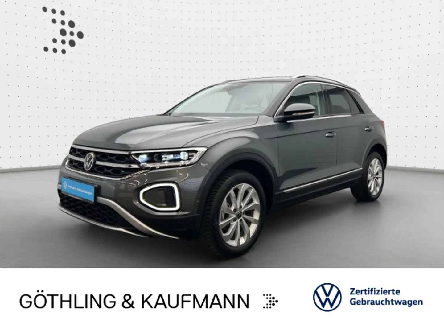 Volkswagen T-Roc Style 1.5 TSI*NAVI*AHK*SHZ*ASG*IQ-Drive*LE Grau - 1