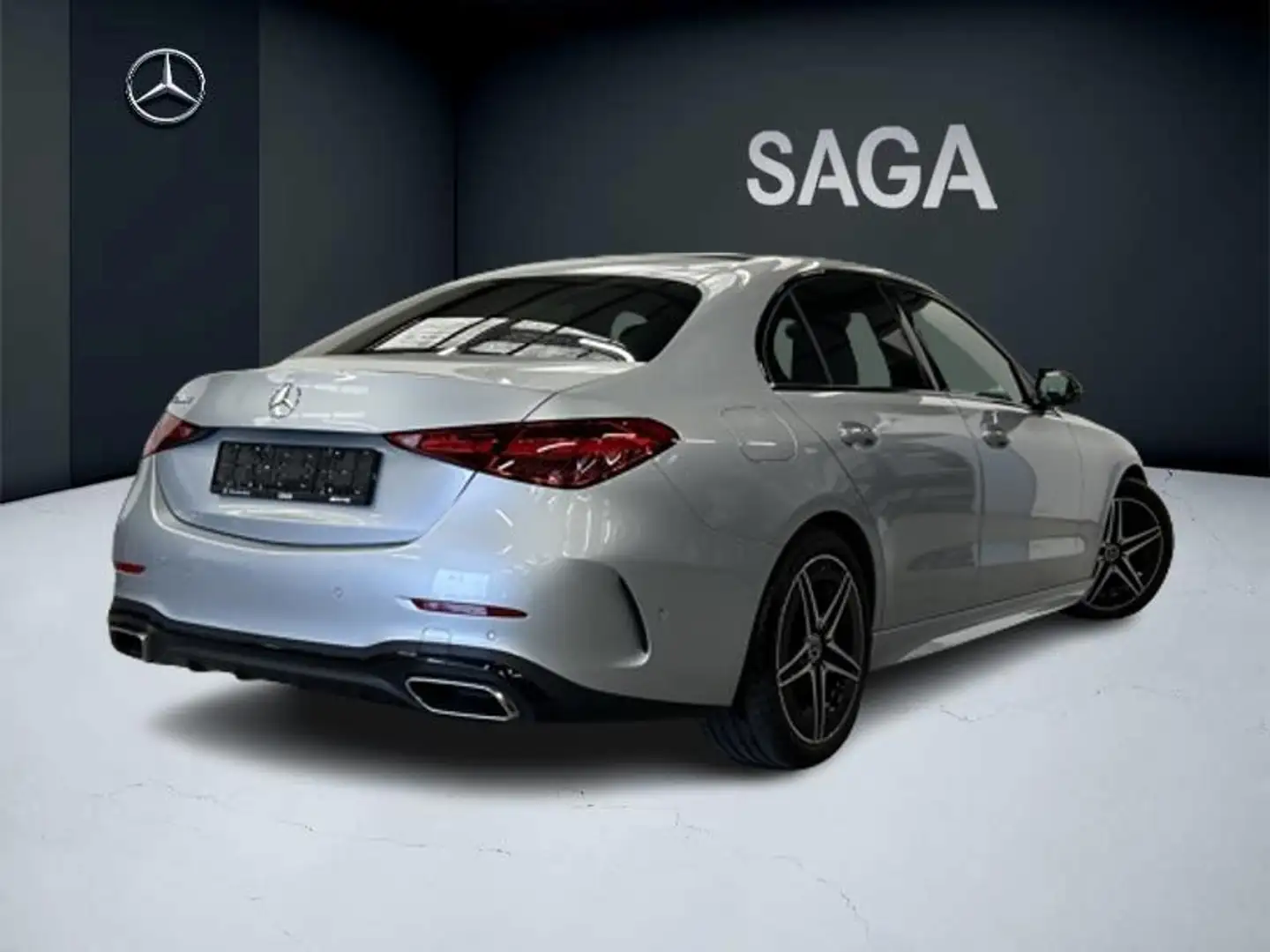 Mercedes-Benz C 200 d Berline AMG Pack Night Toit Pano Argent - 2