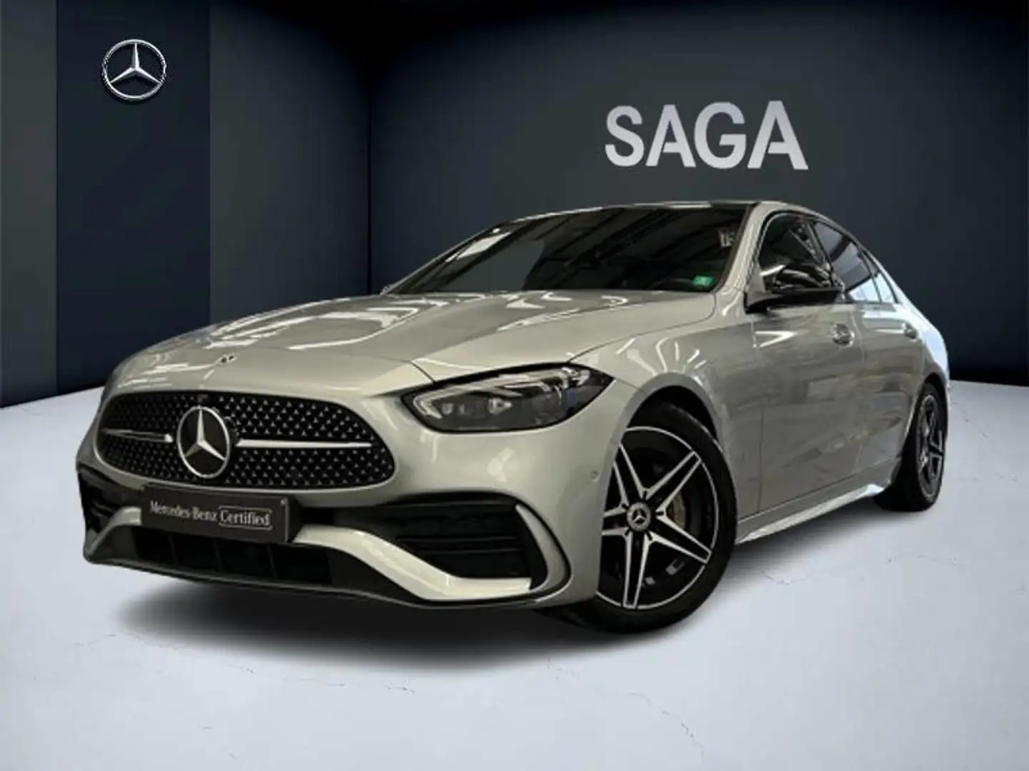 Mercedes-Benz C 200 d Berline AMG Pack Night Toit Pano Argent - 1