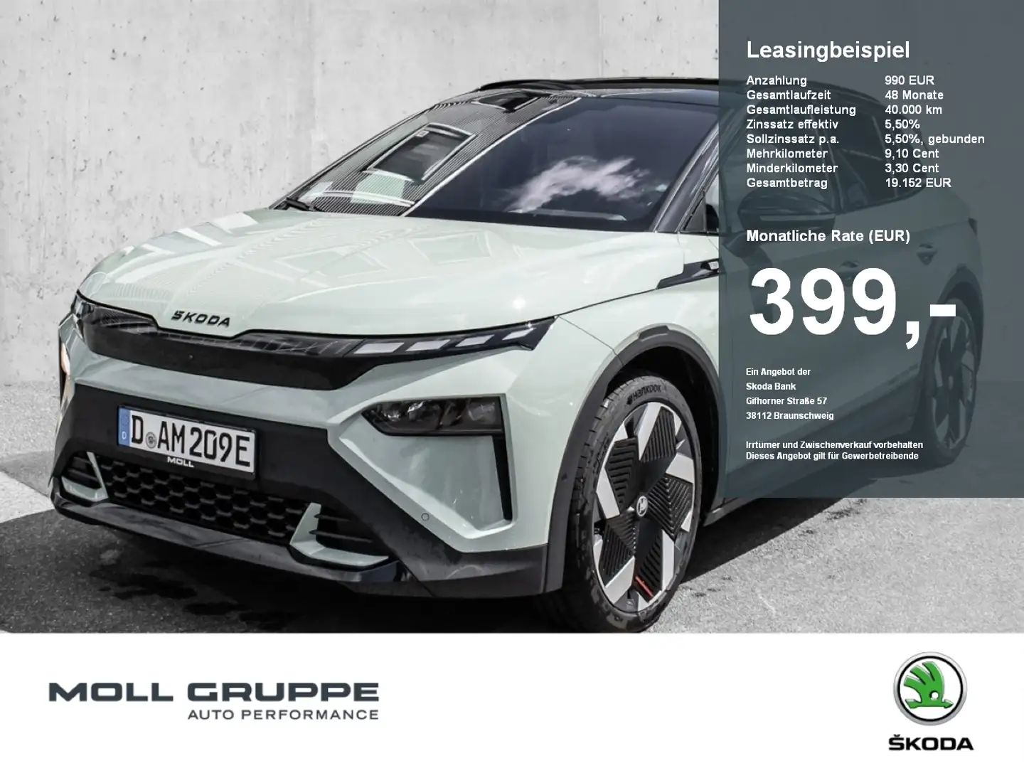 Skoda Elroq 85 Frist Edition LED ACC PDC Schwarz - 1