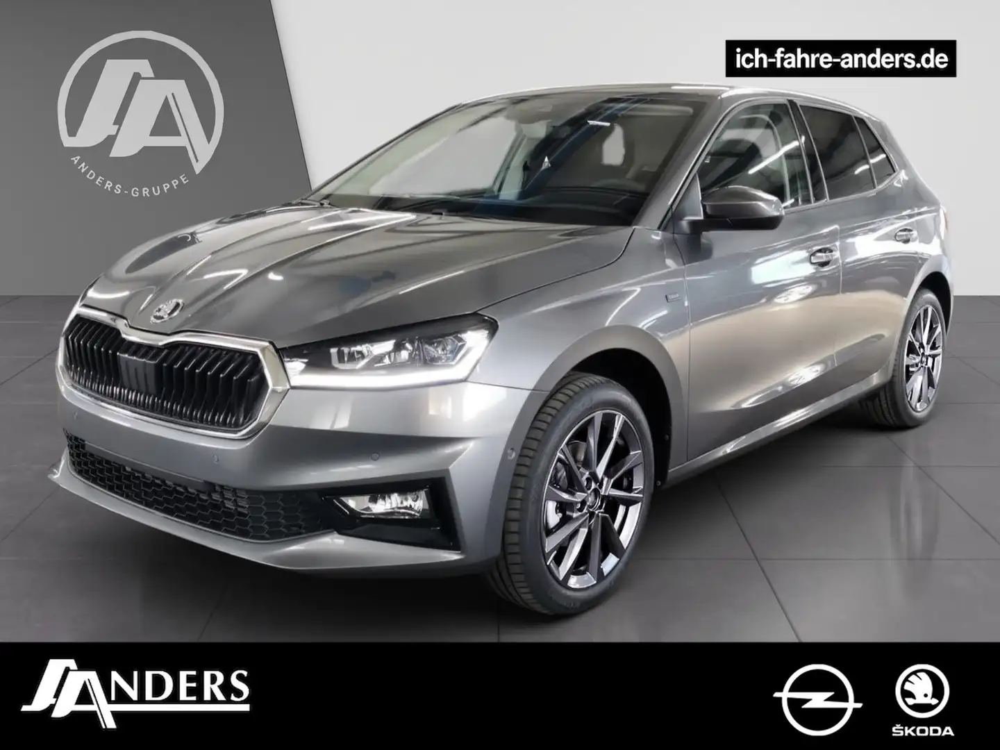 Skoda Fabia Tour 1,0 TSI DSG +FLA+SHZ+LED+ParkAss.+LM Grau - 1