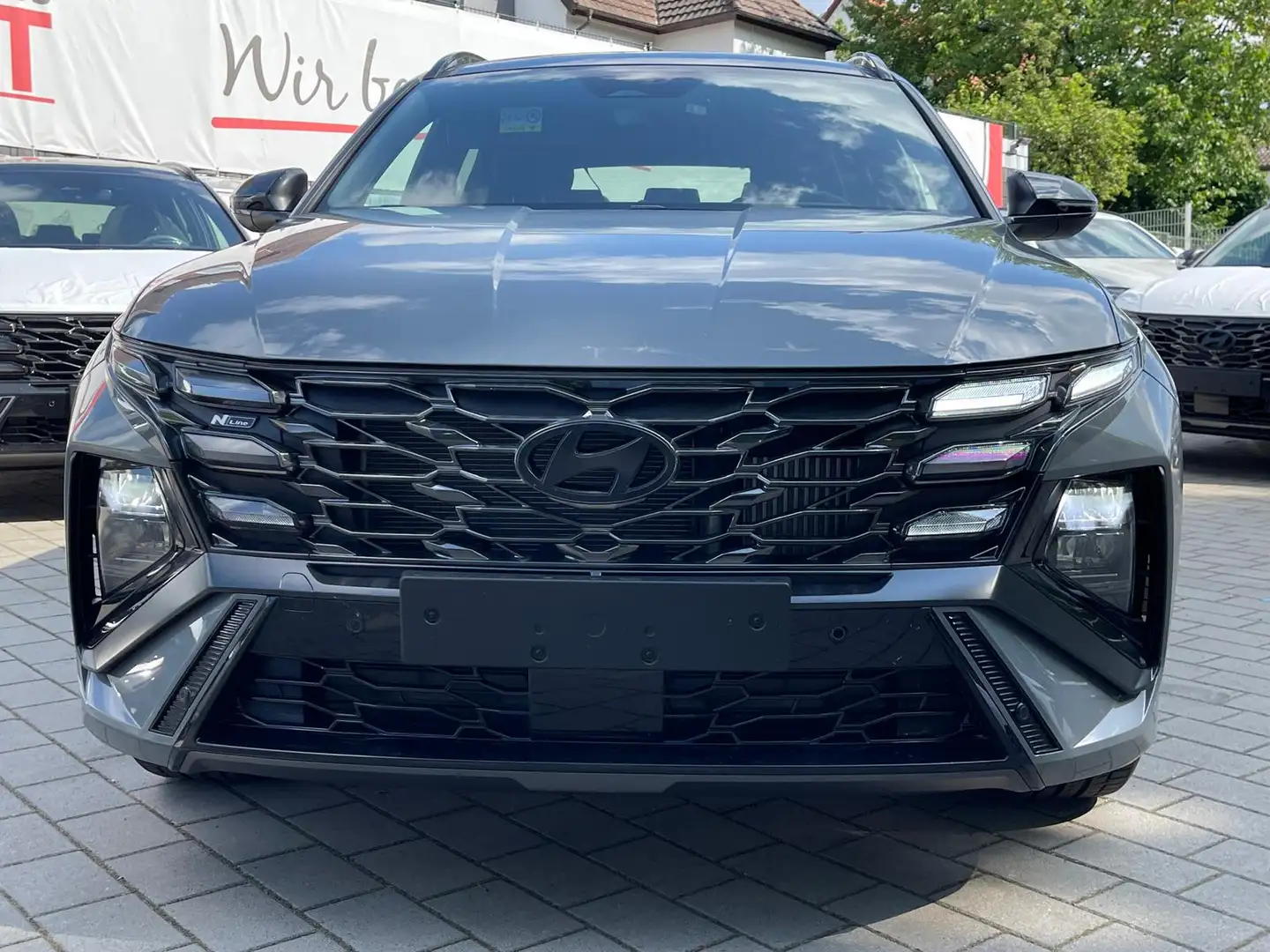 Hyundai TUCSON N-Line 1,6 T-Gdi Pano/Schiebedach/LED /NAVI/ R-KAM Grijs - 2