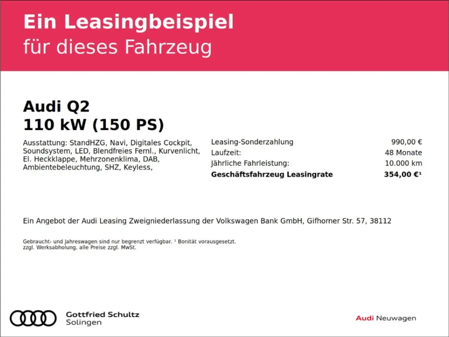 Audi Q2 35 TFSI Standheizung Matrix S line Grau - 2