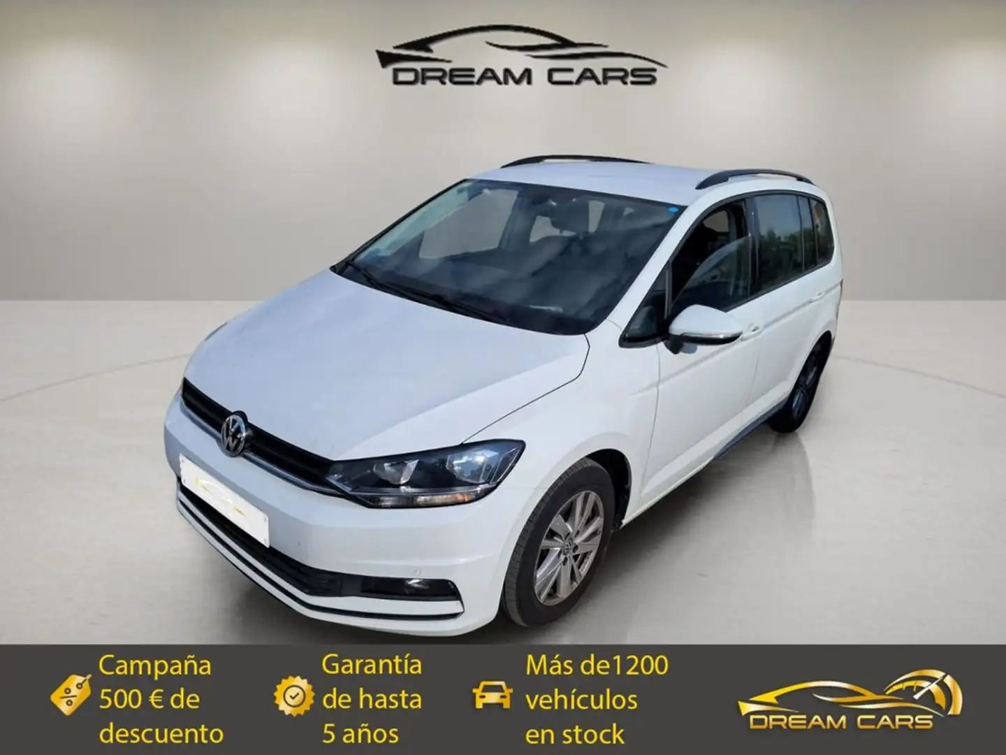 Volkswagen Touran 2.0TDI CR BMT Business and Navi DSG7 85kW RAC Blanco - 1