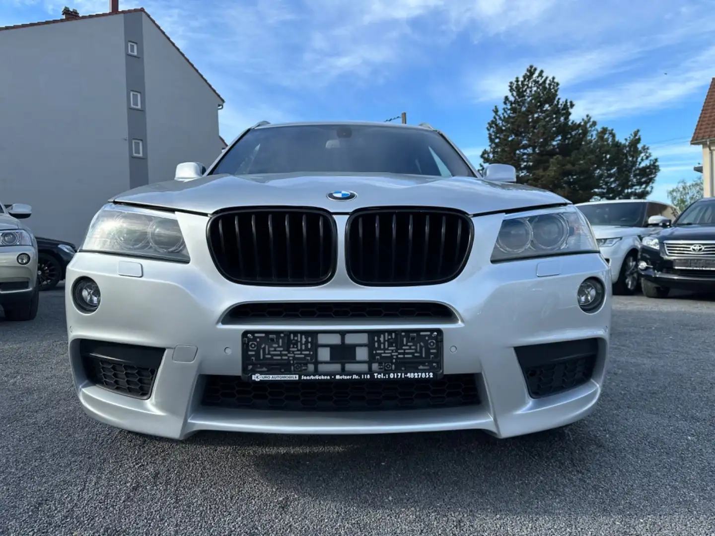 BMW X3 xDrive30d M-SPORT HUD + PANO+ 360 GK +KEYLESS Silber - 2