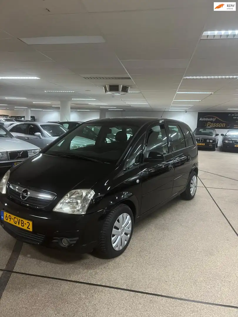 Opel Meriva 1.6-16V Temptation 105.000dkm!! Nap! Nieuwe Apk!! Schwarz - 1