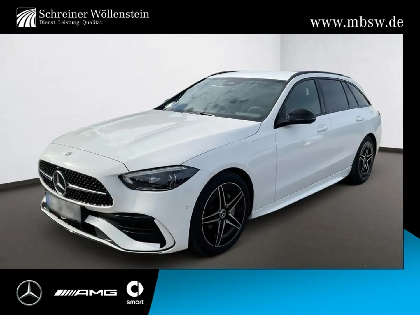 Mercedes-Benz C 200 T AMG*Night*AHK*Dig.-Light*Memory*Rück-Kam Weiß - 1