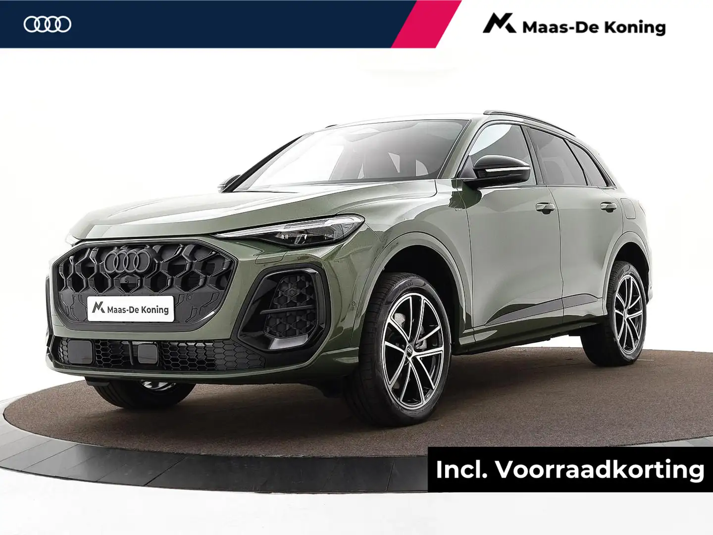 Audi Q5 2.0 TFSI e-hybrid quattro S edition 299 PK · Tech Grün - 1