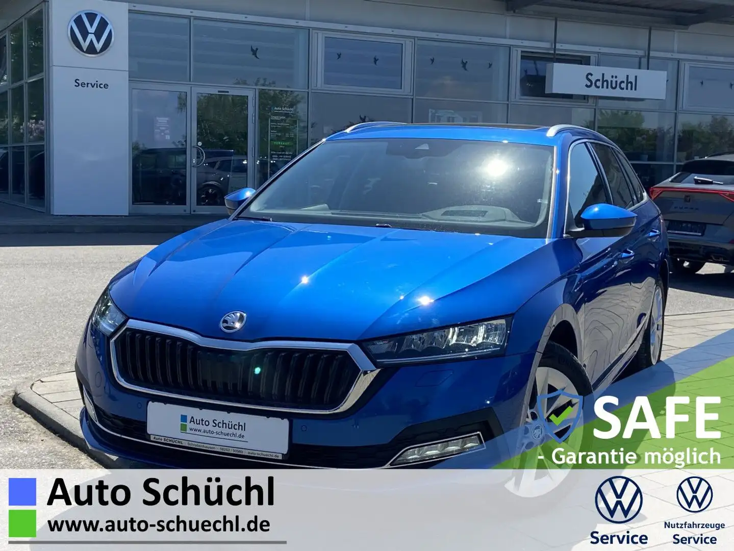 Skoda Octavia Combi 2.0 TDI DSG Style 17"+NAVI-COLUMBU Blau - 1