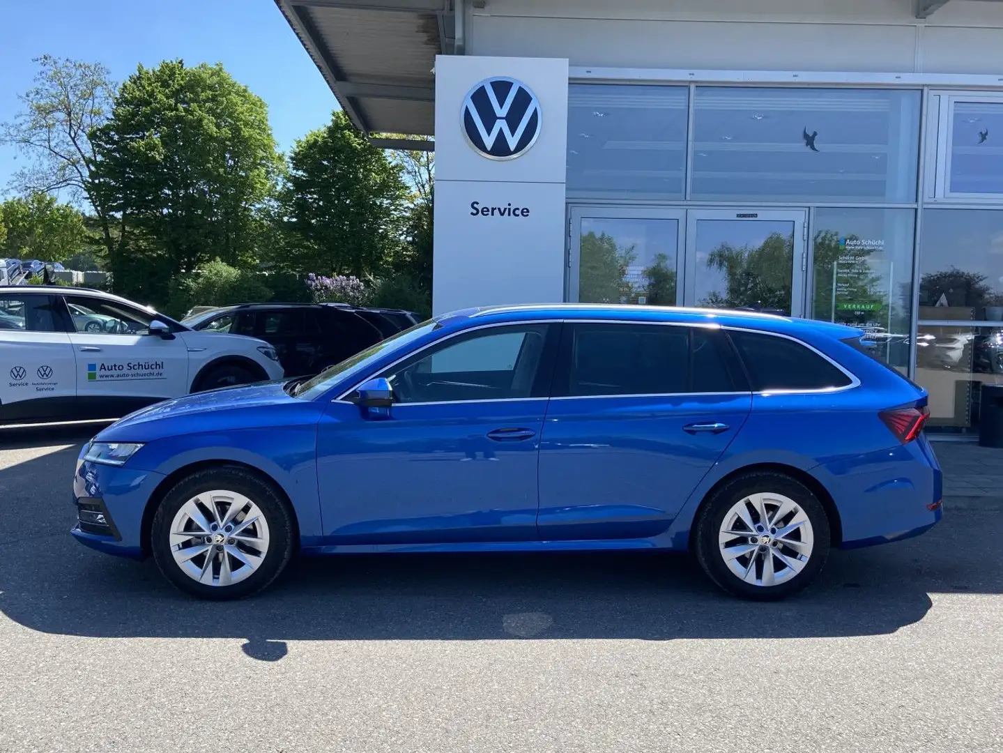 Skoda Octavia Combi 2.0 TDI DSG Style 17"+NAVI-COLUMBU Blau - 2