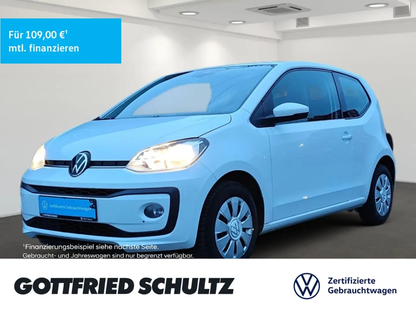 Volkswagen up! MOVE UP! KLIMA EINPARKHILFE RADIO SITZHEIZUNG Weiß - 1