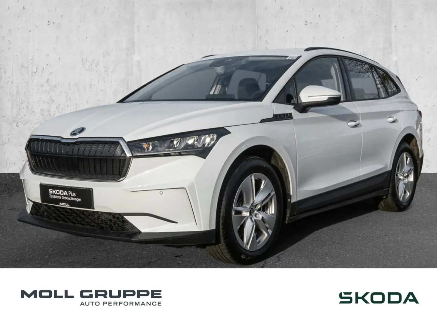 Skoda Enyaq iV 50 LED LM NAVI PDC Weiß - 1
