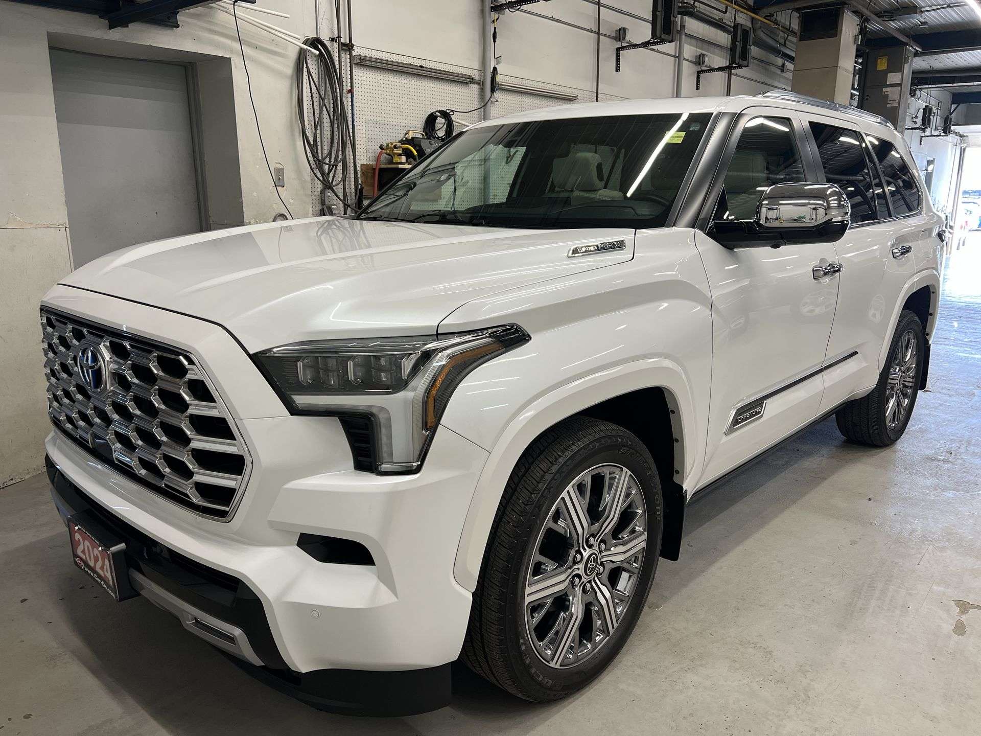 White 2024 Toyota Sequoia SUV / Crossover Four-Wheel Drive Automatic