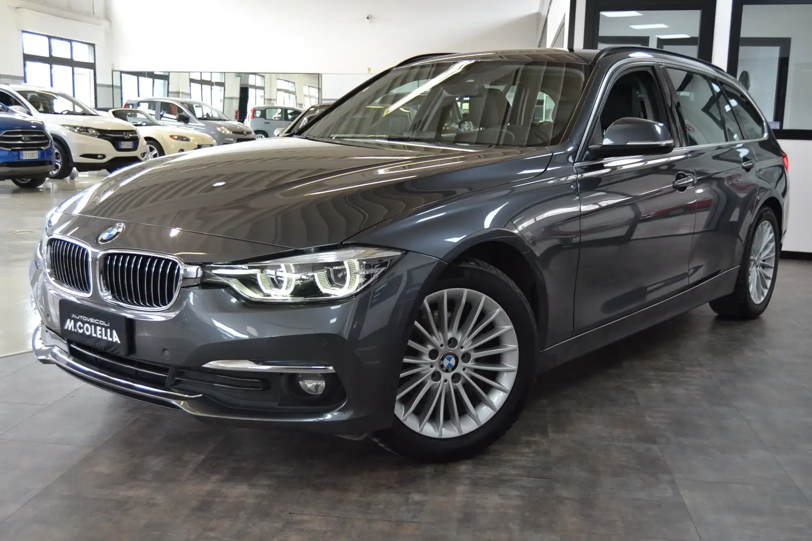 BMW 316 D SW Luxury Auto/Navi/Pelle/Xenon/T.camera Gri - 1