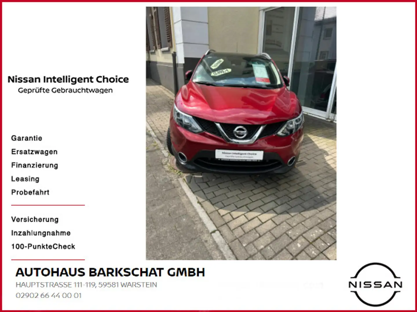 Nissan Qashqai Tekna Rosso - 1