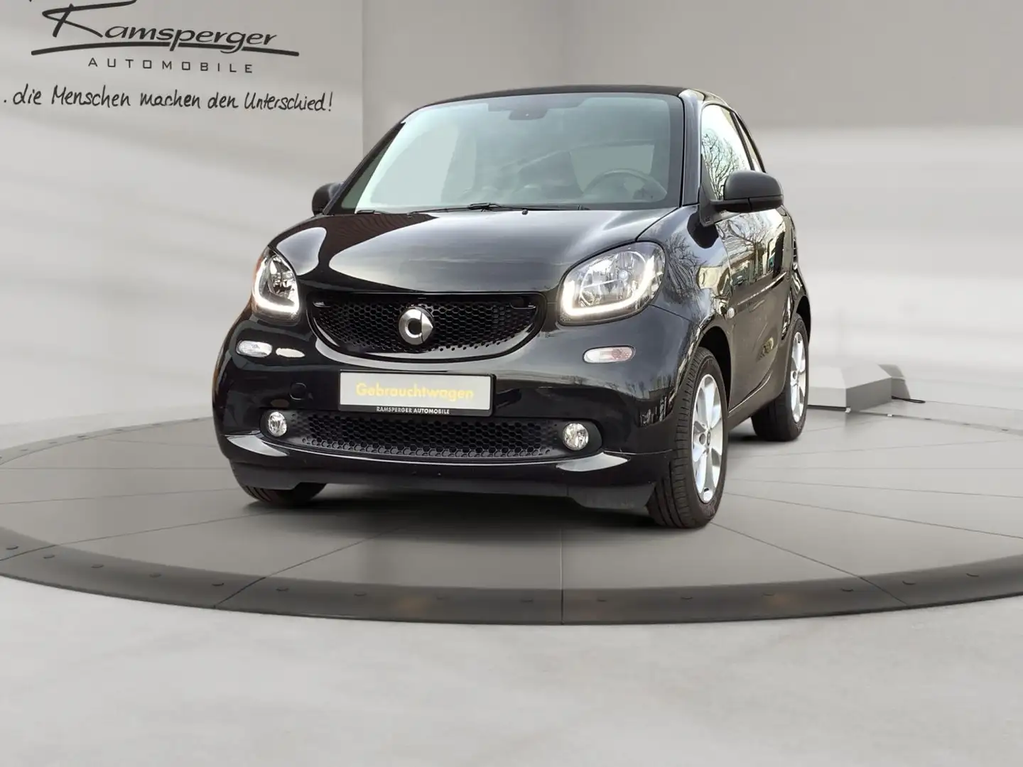 smart forTwo 0.9 Passion GRA Klimautomatik SHZ Schwarz - 2