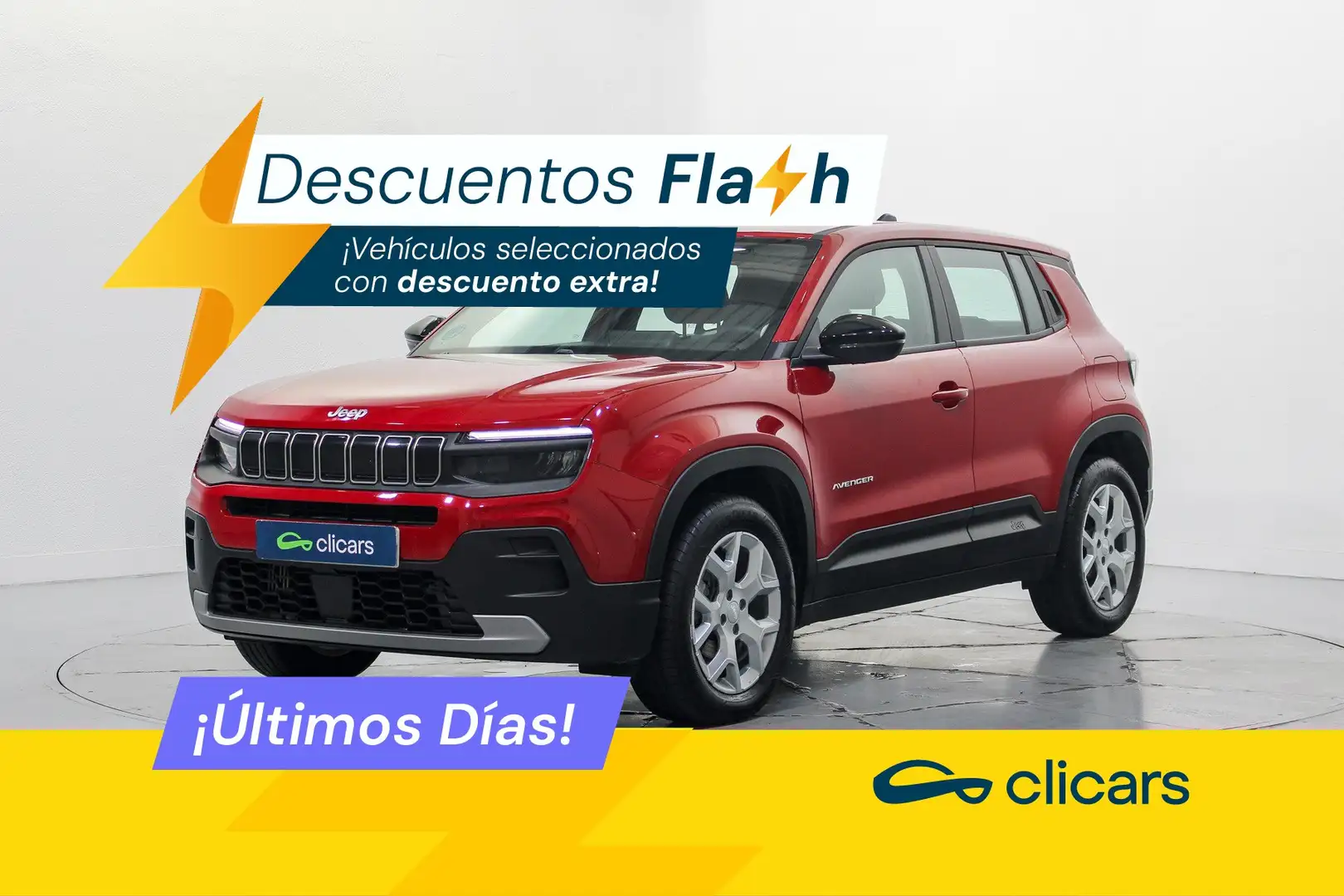 Jeep Avenger 1.2 Altitude 74KW Rojo - 1