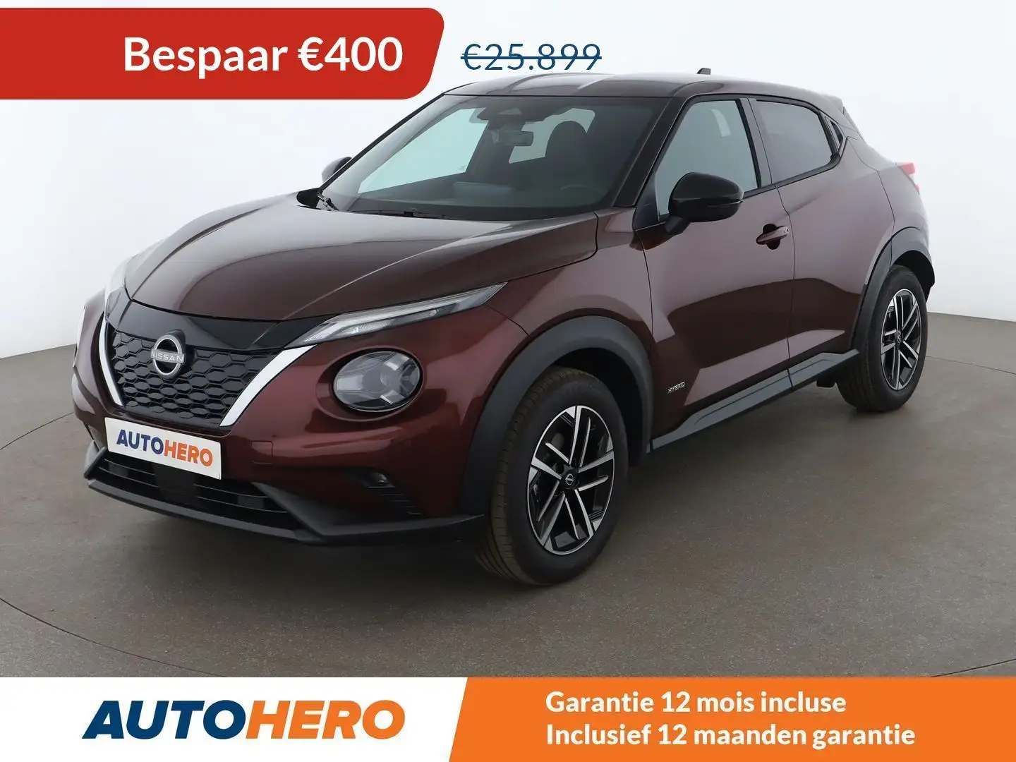 Nissan Juke 1.6 Hybrid N-Connecta Rood - 1
